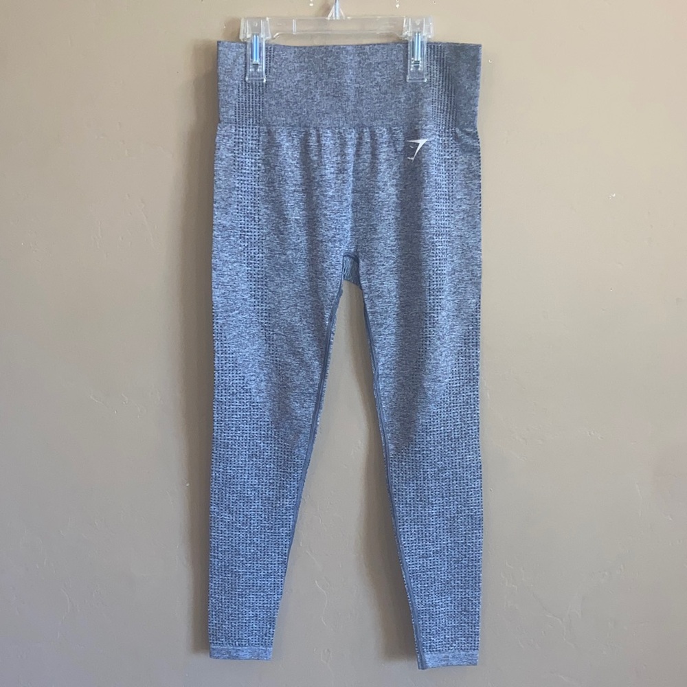 Gymshark Vital Seamless Leggings Smokey Grey Marl sz M nylon polyester elastane